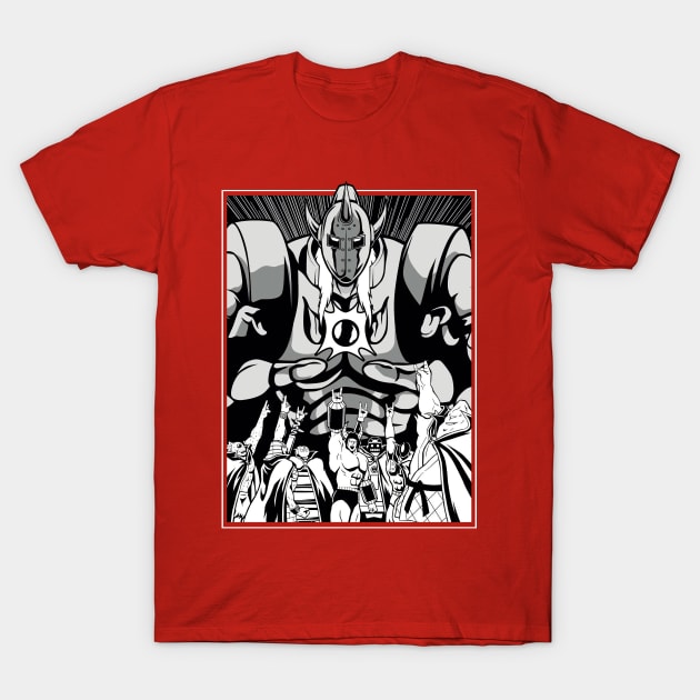 Akuma Shogun and 7 Devil Chojin T-Shirt by SAIKO